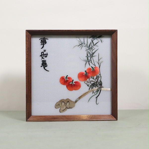 手工刺绣小夜灯