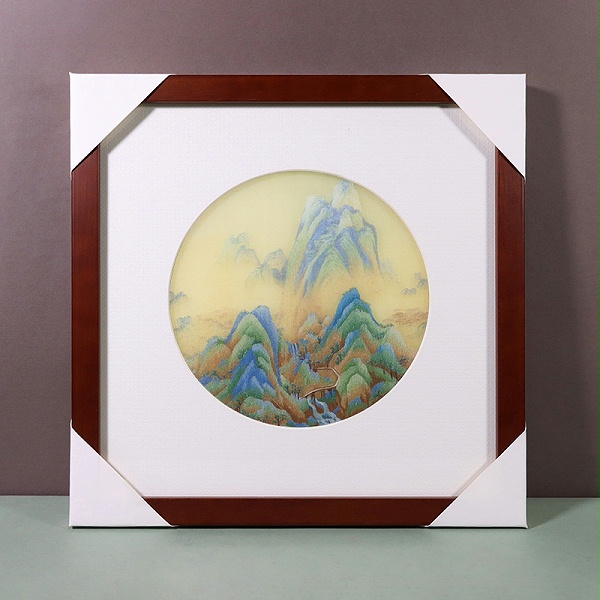 手工刺绣小框画