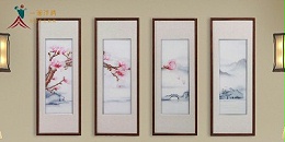 舒适家居离不开刺绣装饰画