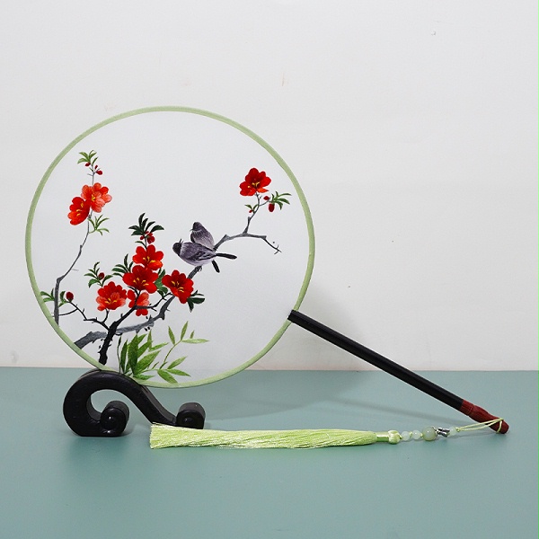 母亲节礼物推荐：双面绣团扇