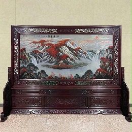 公司开业乔迁送什么比较好，这4款实用寓意好的郑州汴绣礼品，值得考虑